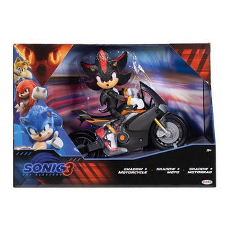 Sonic Figur - Shadow Figure m. Motorcykel