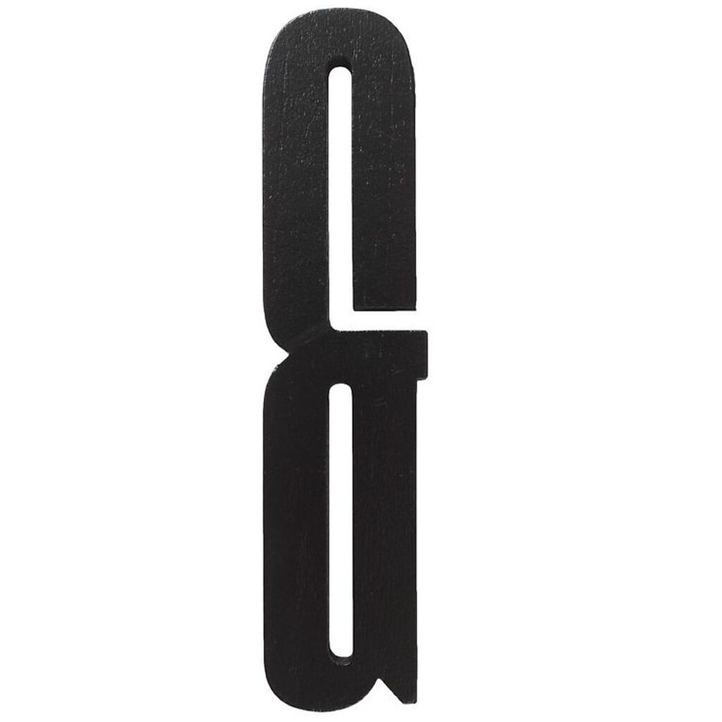 Design Letters Træbogstaver - & - Sort