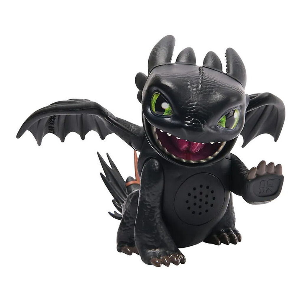 Dragons Legetøjsfigur - Roaring Minis Toothless m. Lyd