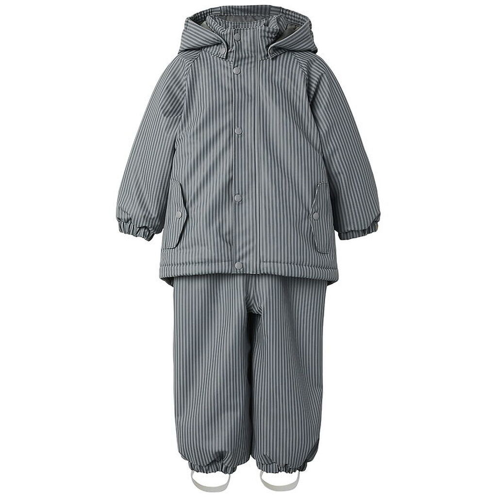 Lil' Atelier Regntøj m. Seler/Vattering - PU - NmmLadry10 - Ulti