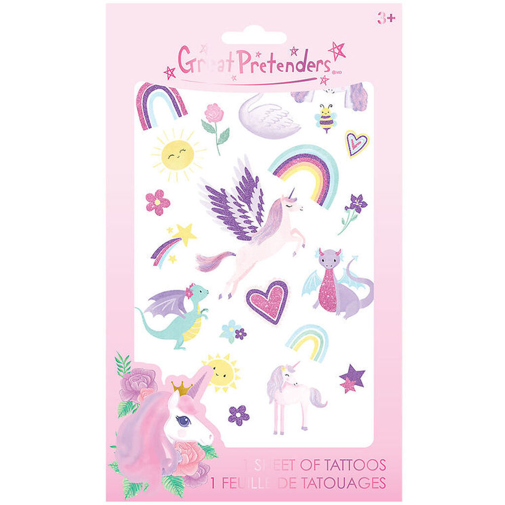 Great Pretenders Tatoveringer - Unicorn - 21 Dele