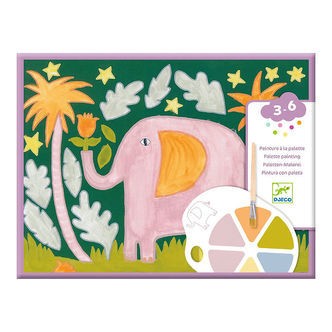 Djeco Farvesæt - Palette Painting - Wild Ones