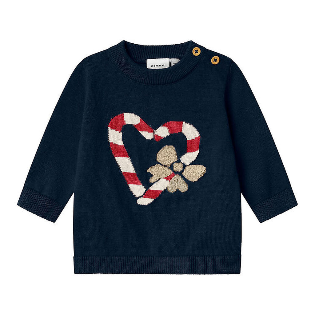 Name It Bluse - Strik - NbfReamo - Navy Blazer