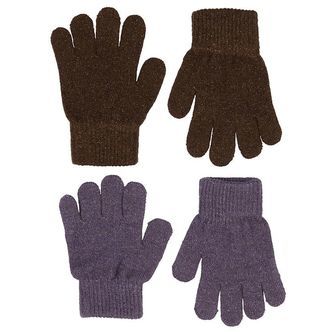 CeLaVi Handsker - Uld/Polyester - 2-pak - Moonscape m. Glimmer