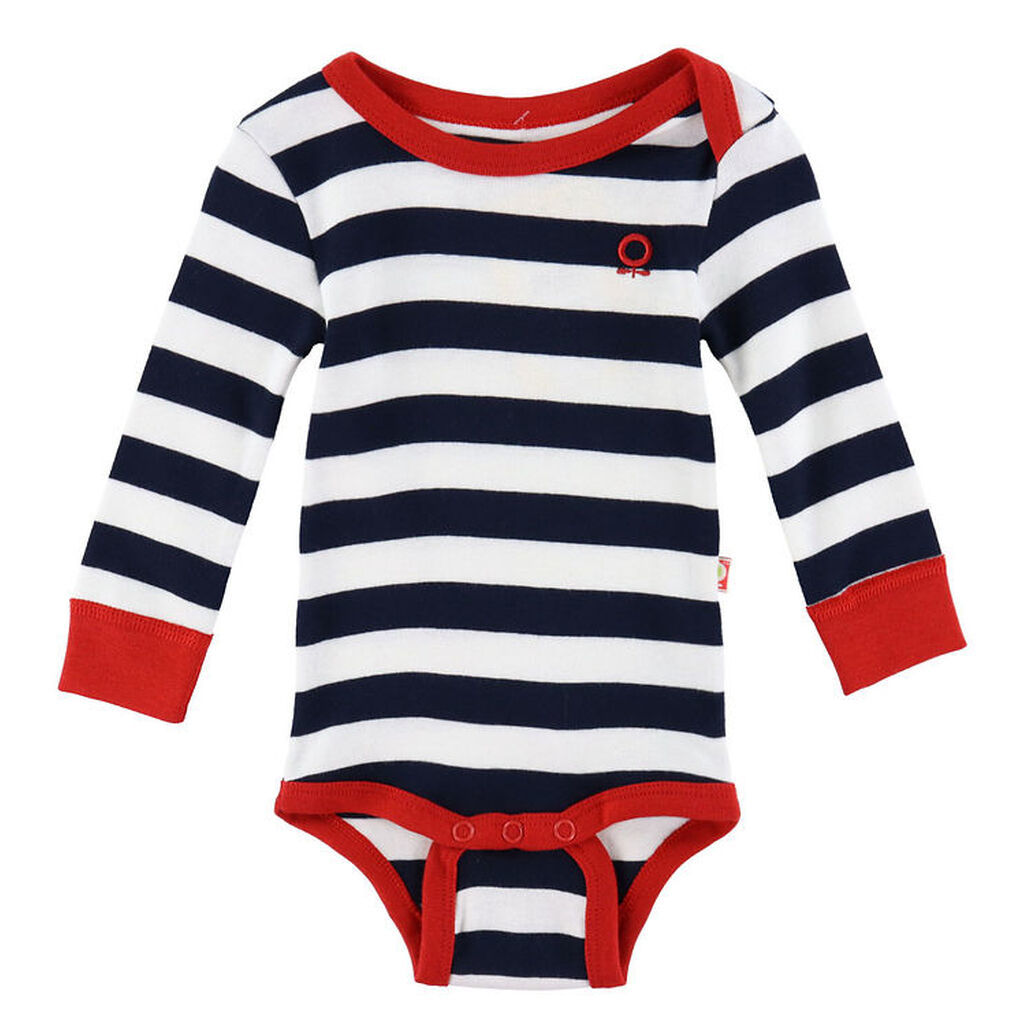 Katvig Body L/Æ - Navy/Hvid