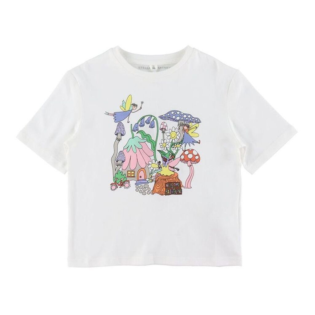 Stella McCartney Kids T-shirt - Ivory m. Print