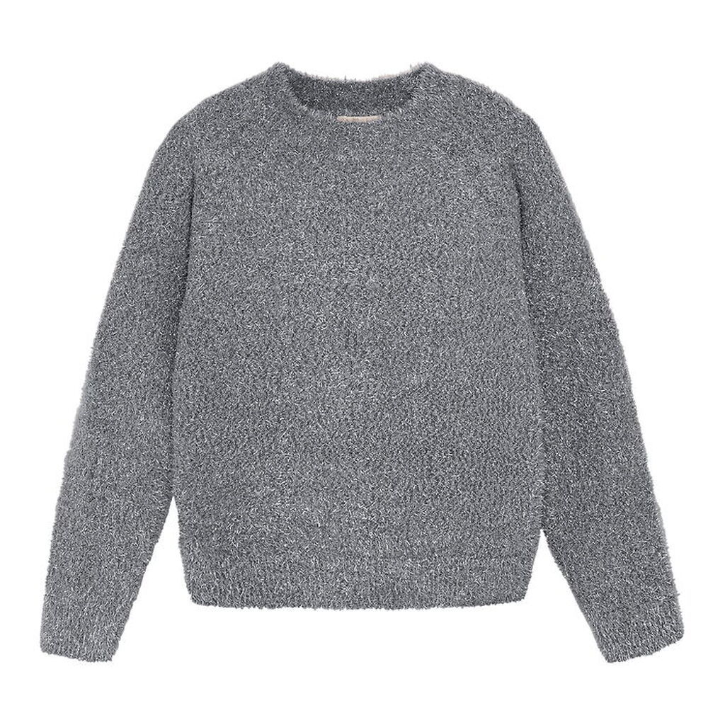 Creamie Bluse - Strik - Glitter - Iron Gate