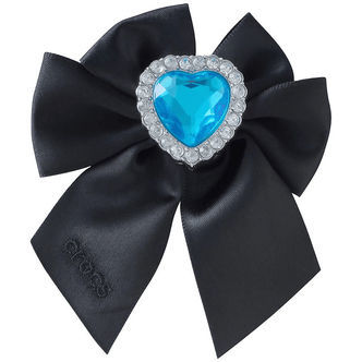 Crocs Vedhæng - Mega Black Bow With Gems