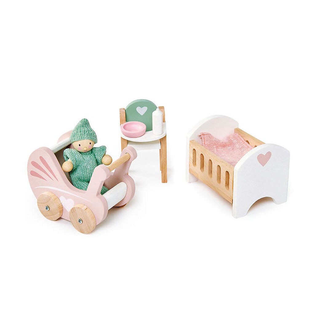 Tender Leaf Trælegetøj - Dukkehusmøbler - Babyværelse