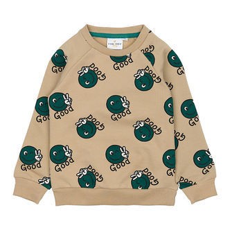 The New Siblings Sweatshirt - TnstPhil - Humus m. Smileys