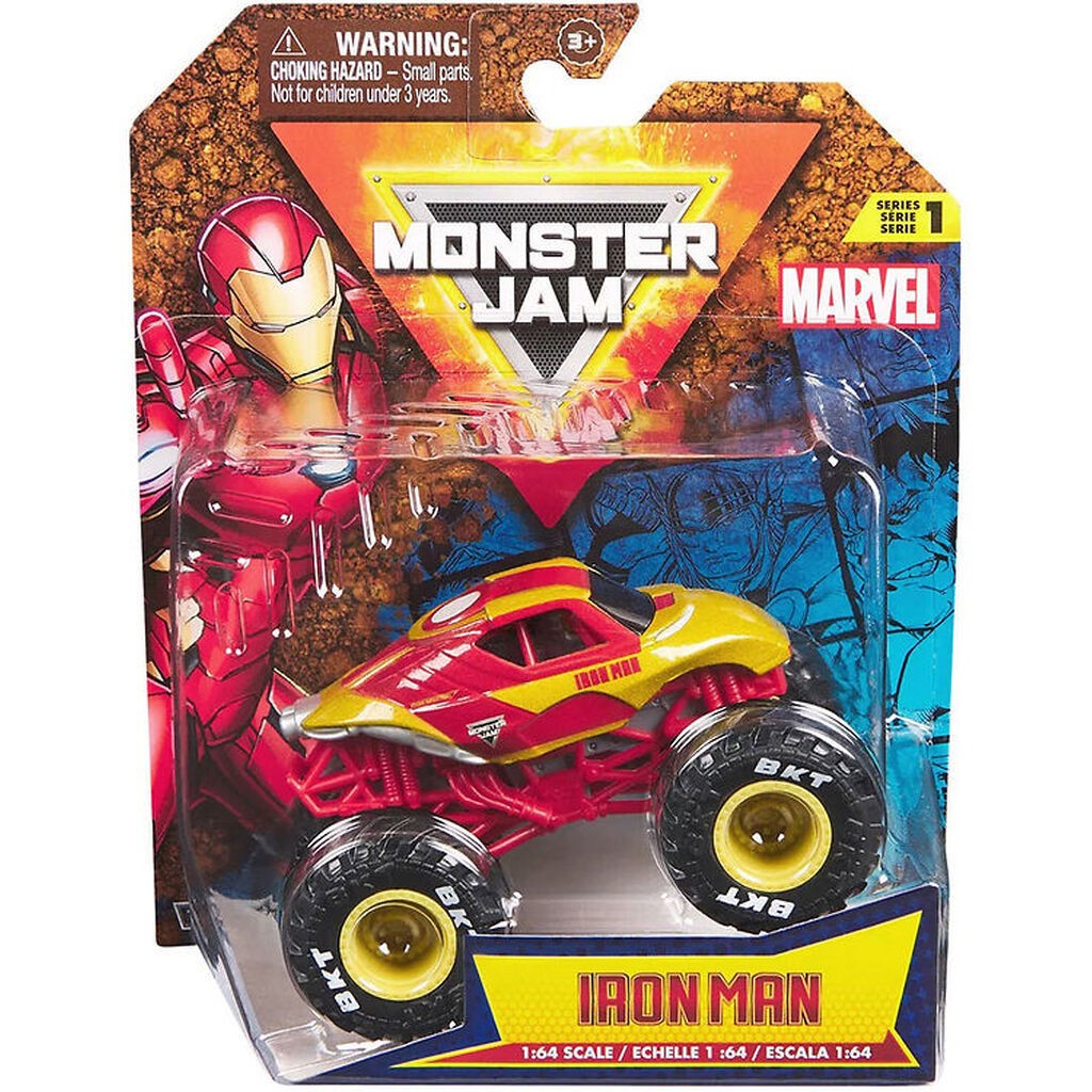 Monster Jam Truck - 1:64 - Marvel - Iron Man