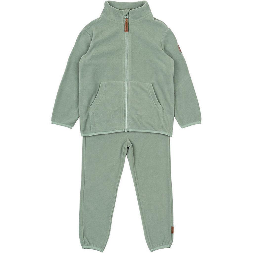 Mikk-Line Fleecesæt - Recycled - Gray Green