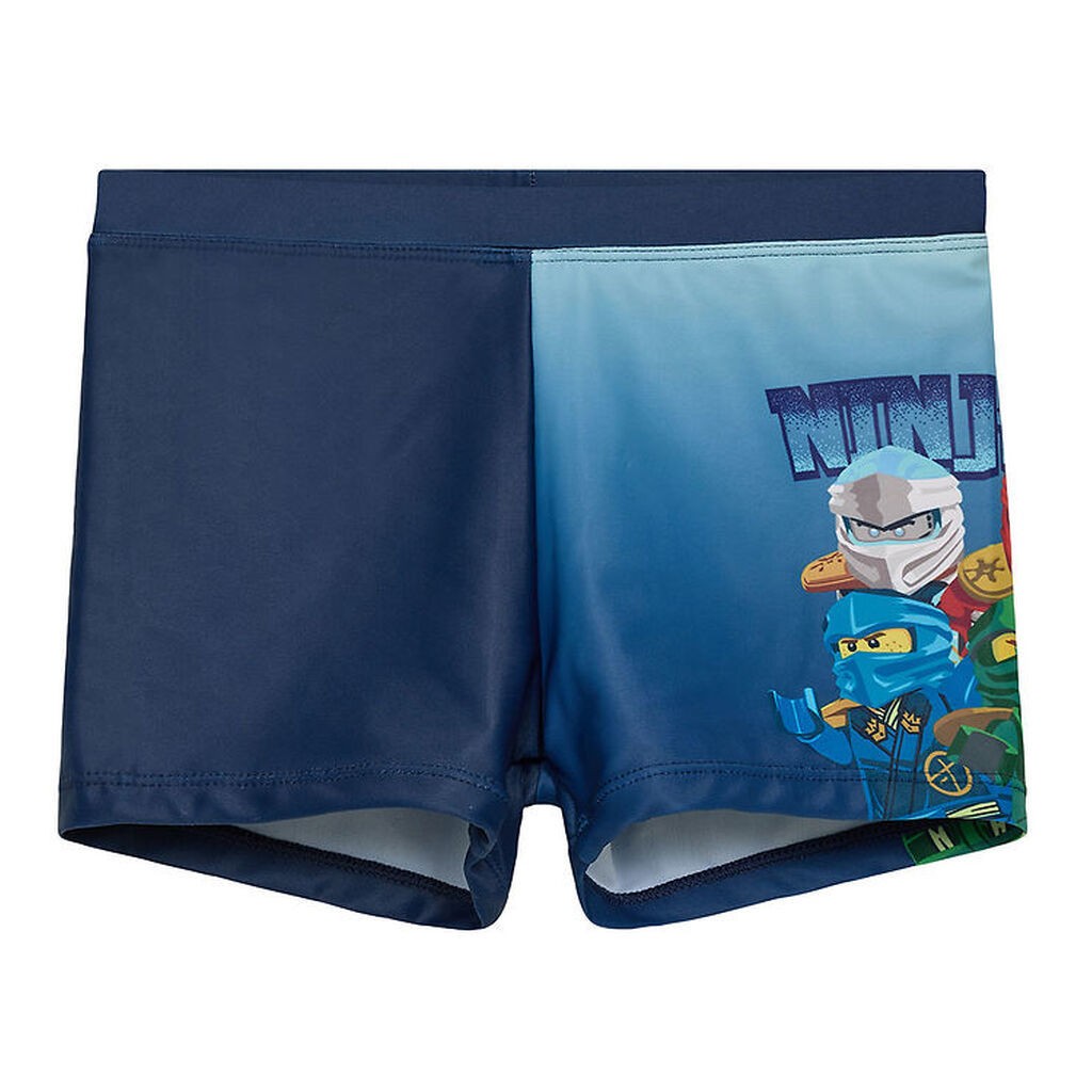LEGOÂ® Ninjago Badebukser - LwAgan 307 - Mørkeblå m. Print