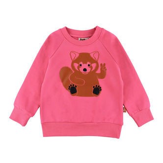 DYR-Cph Sweatshirt - Dyrbellow - Spicy Pink Roed Peace Pand