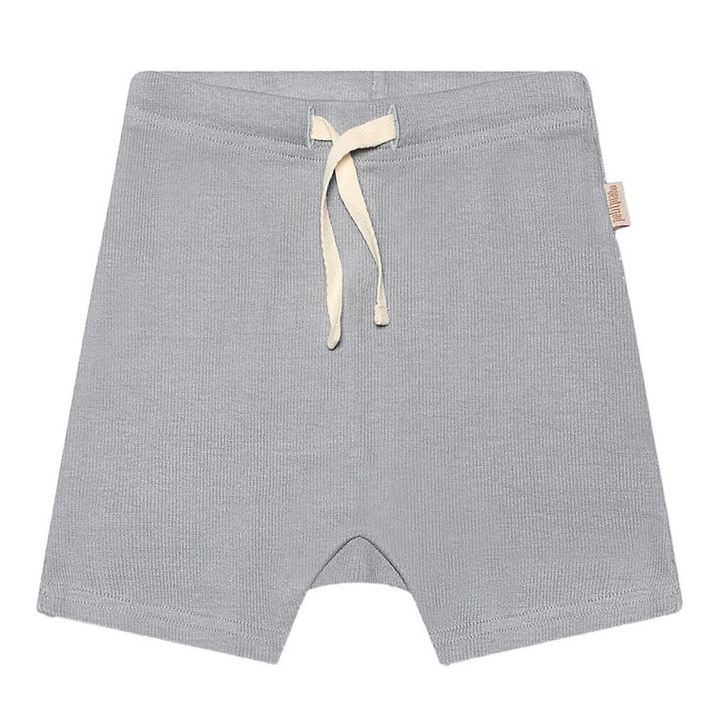 Petit Piao Shorts - Rib - Modal - Blue Mist