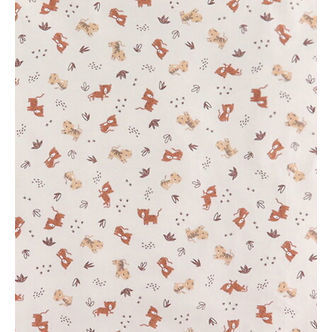 Nørgaard Madsens Sengetøj - Baby - Hvid m. Dyr