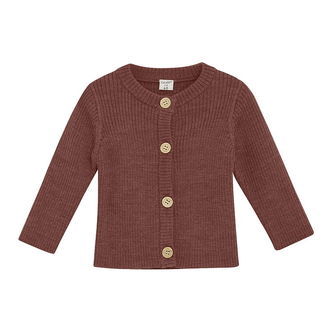 CeLaVi Cardigan - Uld - Marron