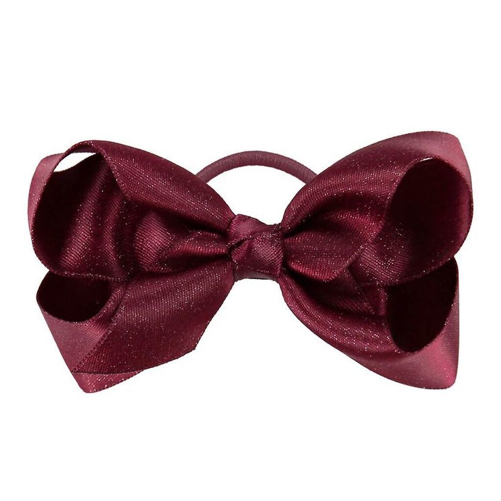 Little Wonders Hårelastik - Luana - 5 cm - Wine m. Glimmer