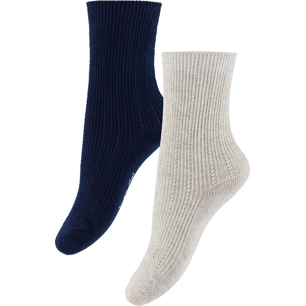 Konges Sløjd Strømper - Rib - 2-pak - Pontelle - Mix Pack
