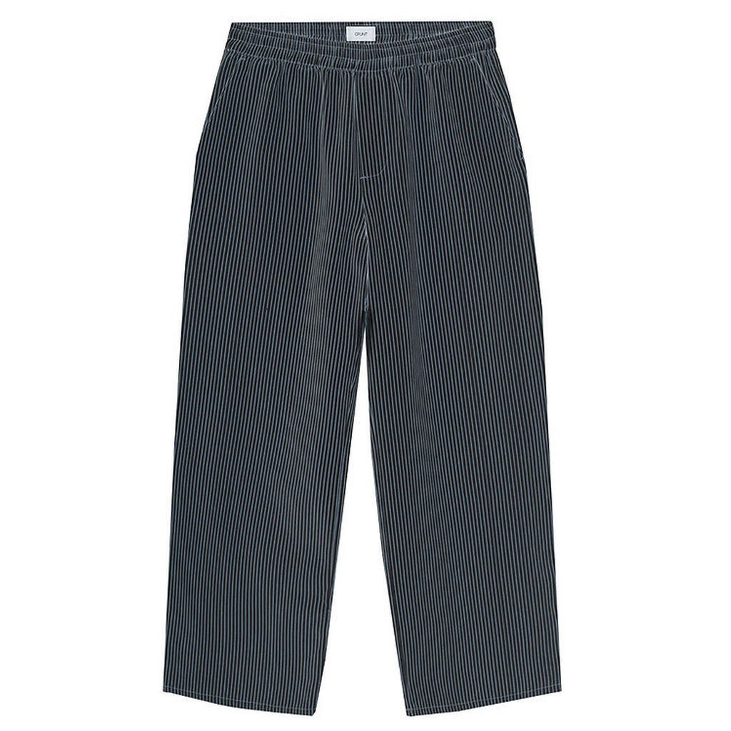 Grunt Bukser - Agri - Navy/Hvidstribet