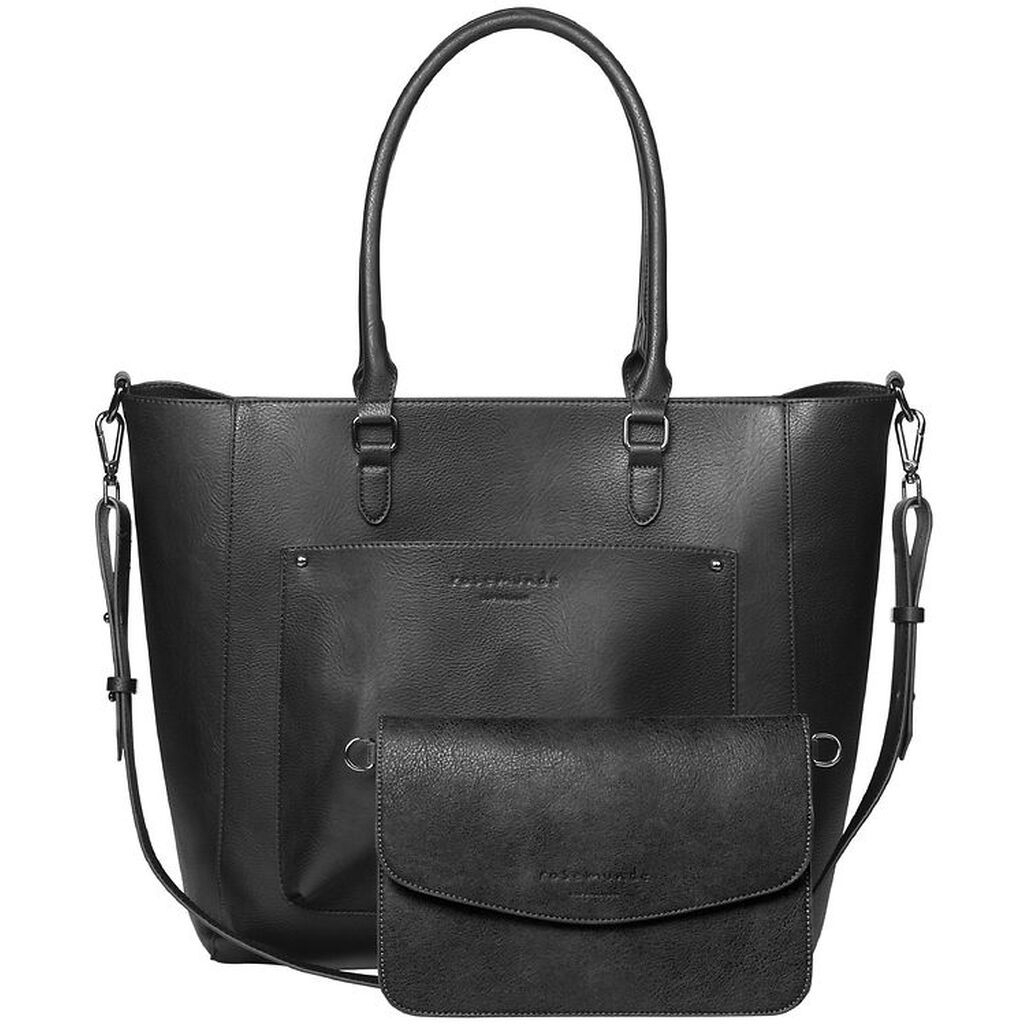 Rosemunde Shopper m. Clutch - Black/Black Oxid