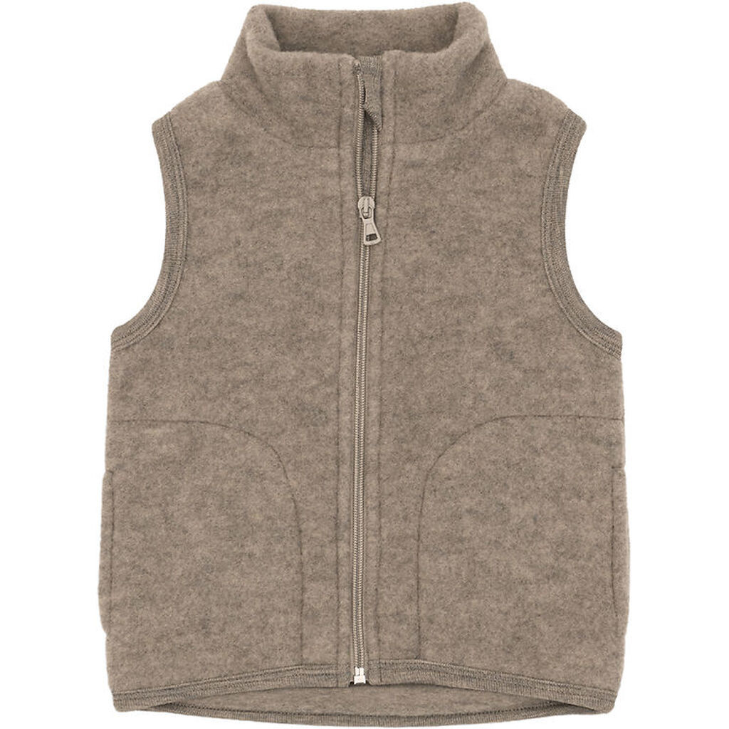 Engel Vest - Uld - Walnut Melange