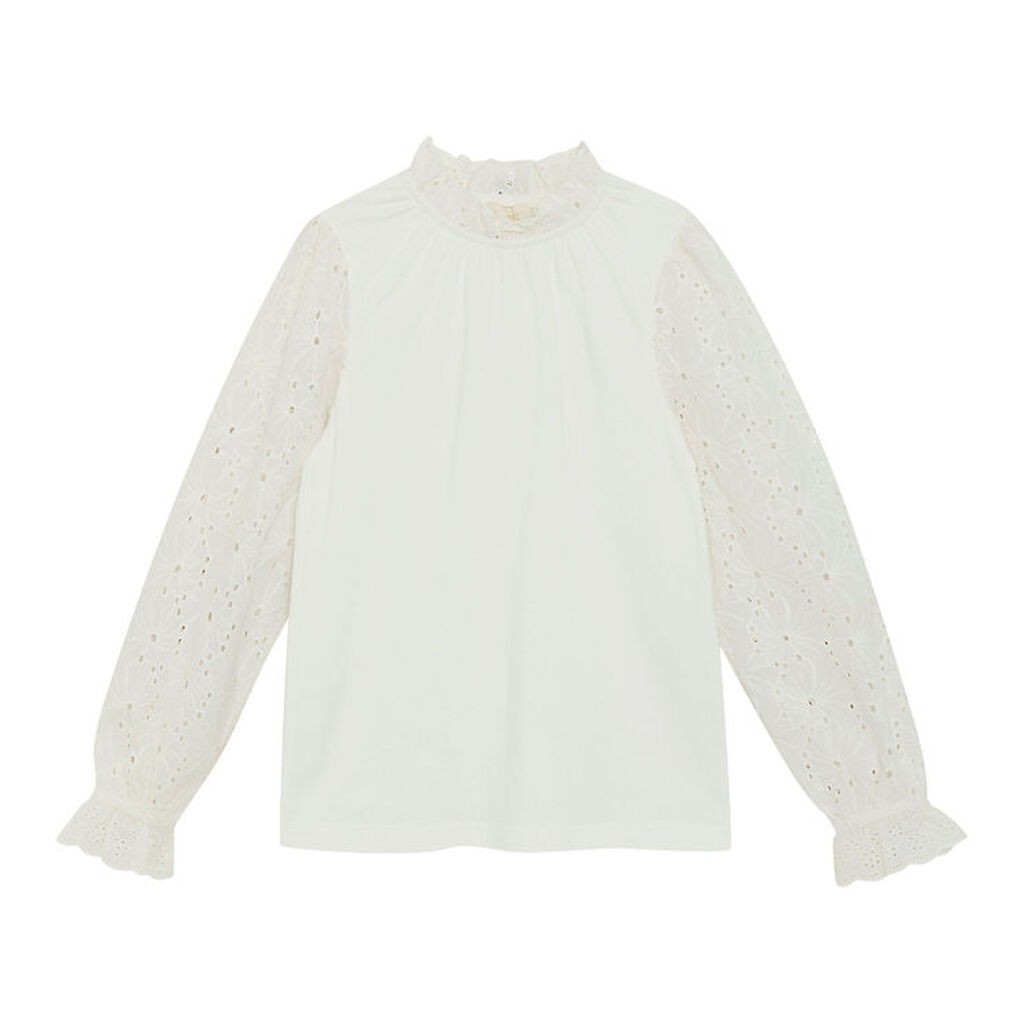 Creamie Bluse - Cloud