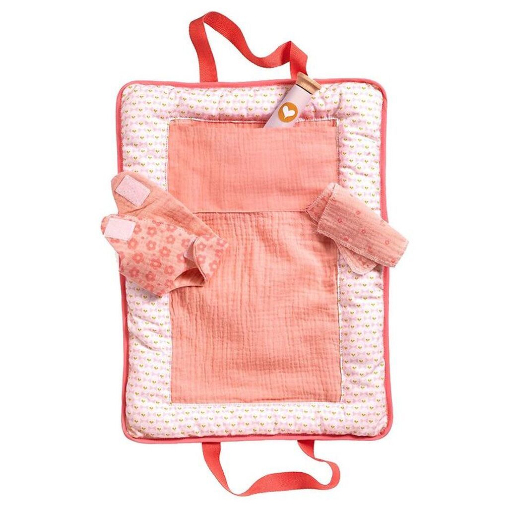 Djeco Dukketilbehør - Pusletaske - Pink Peak