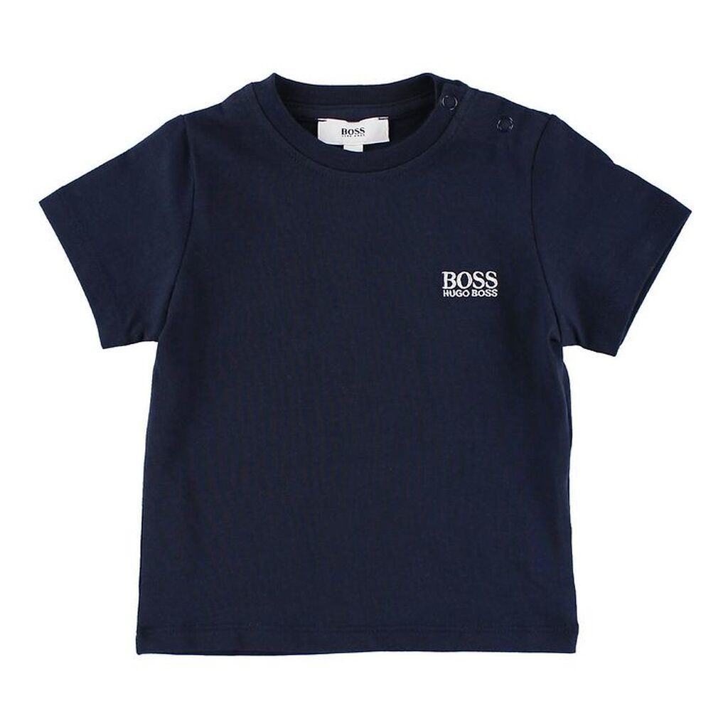 BOSS T-shirt - Navy m. Logo