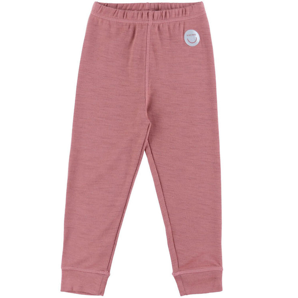 Viking Bukser - Uld/Viskose - Soft Baselayer Merino - Pink
