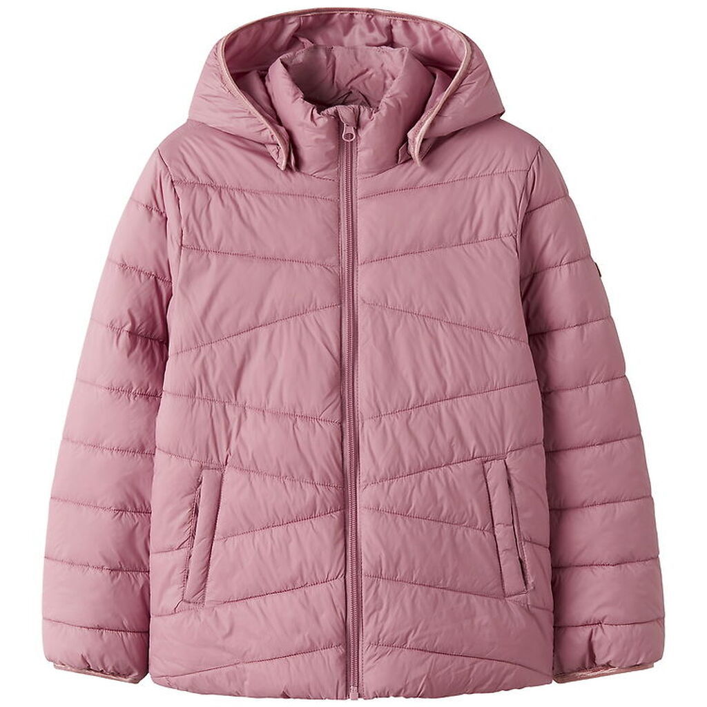 Name It Dynejakke - NkfMarble - Lilac