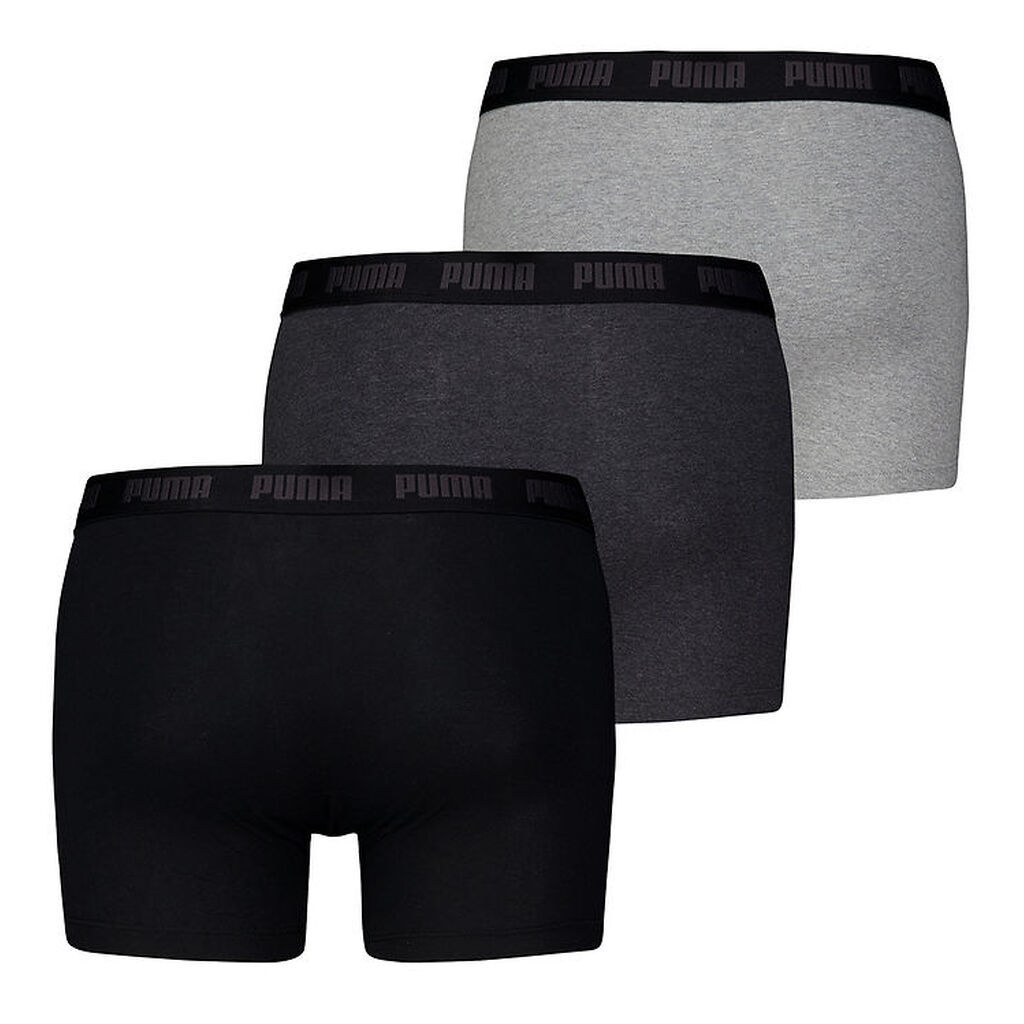 Puma Boxershorts - 3-pak - Black/Grey
