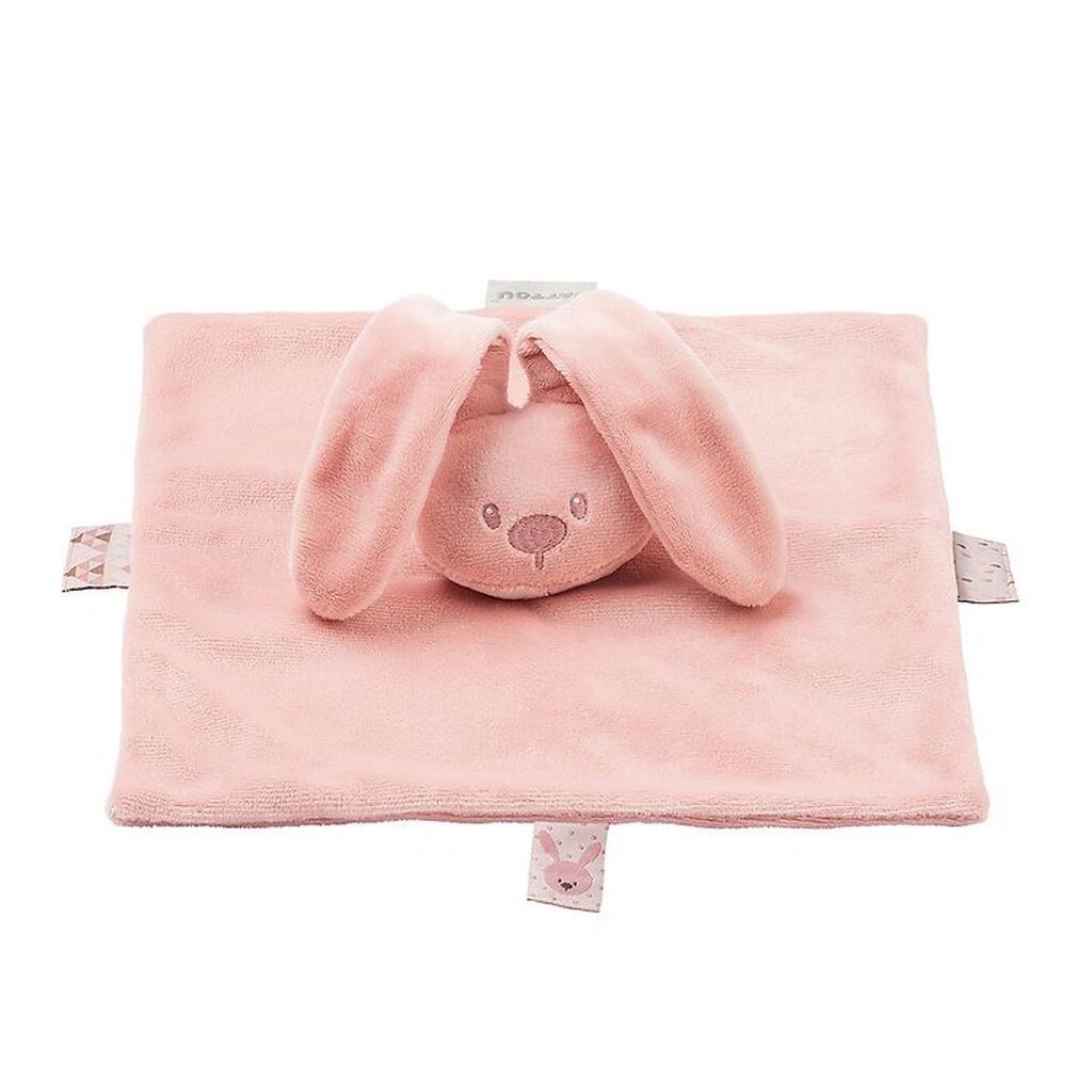 Nattou Nusseklud - Lapidou Doudou - 28x28 cm - Old Pink
