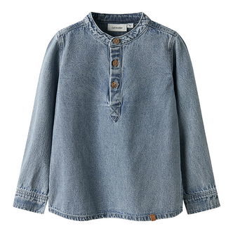 Lil' Atelier Skjorte - NmmTaya - Medium Blue Denim