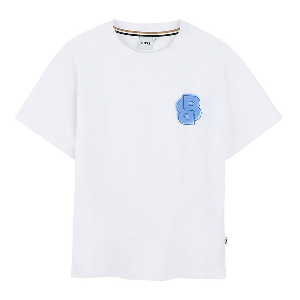 BOSS T-shirt - Hvid m. Print