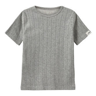 Sofie Schnoor T-Shirt - PiperSK - Grey Mel