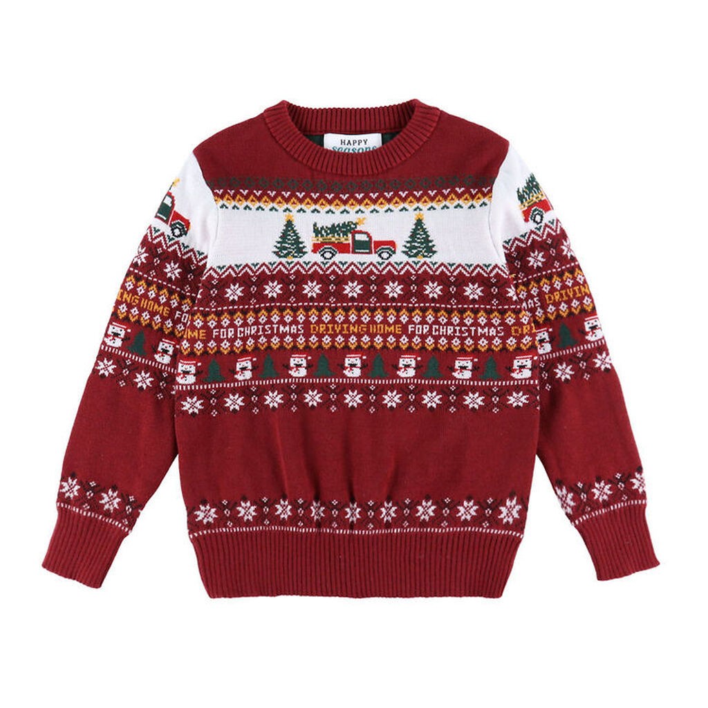 Jule-Sweaters Bluse - Strik - Driving Home For Christmas