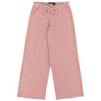 LMTD Bukser - Wide - NlfSeher - Hibiscus/Hvid m. Hulmønster