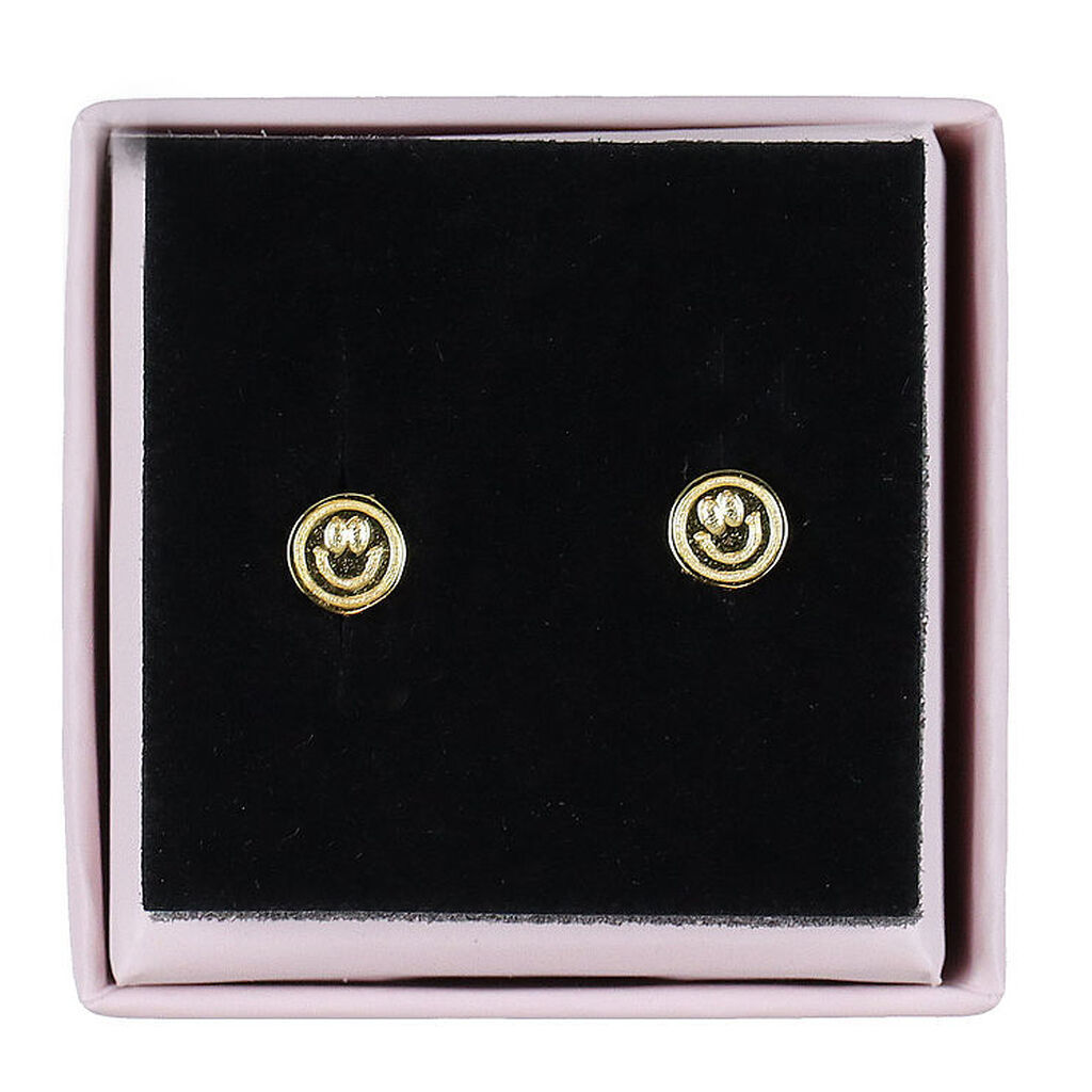 MillaVanilla Øreringe - Smiley - Guld