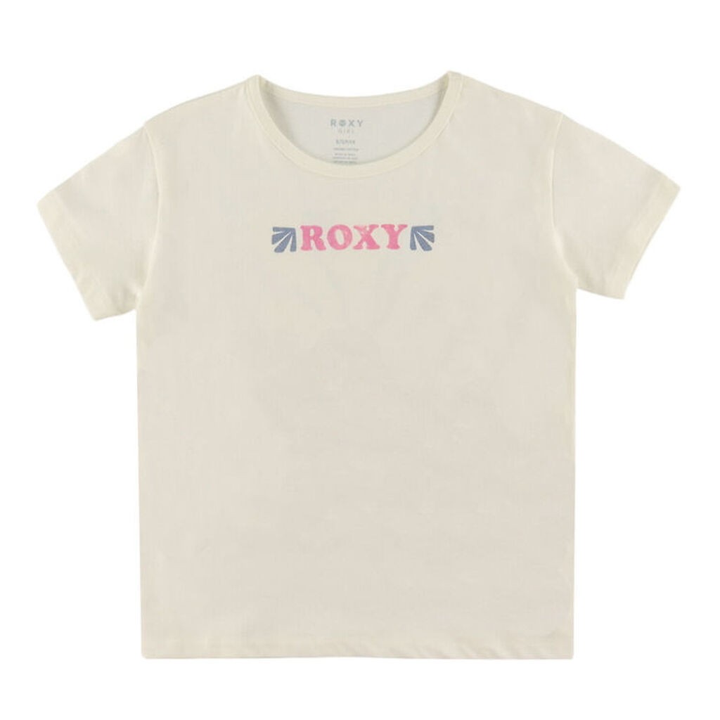 Roxy T-shirt - Lily Regular Vintage - Egret m. Print