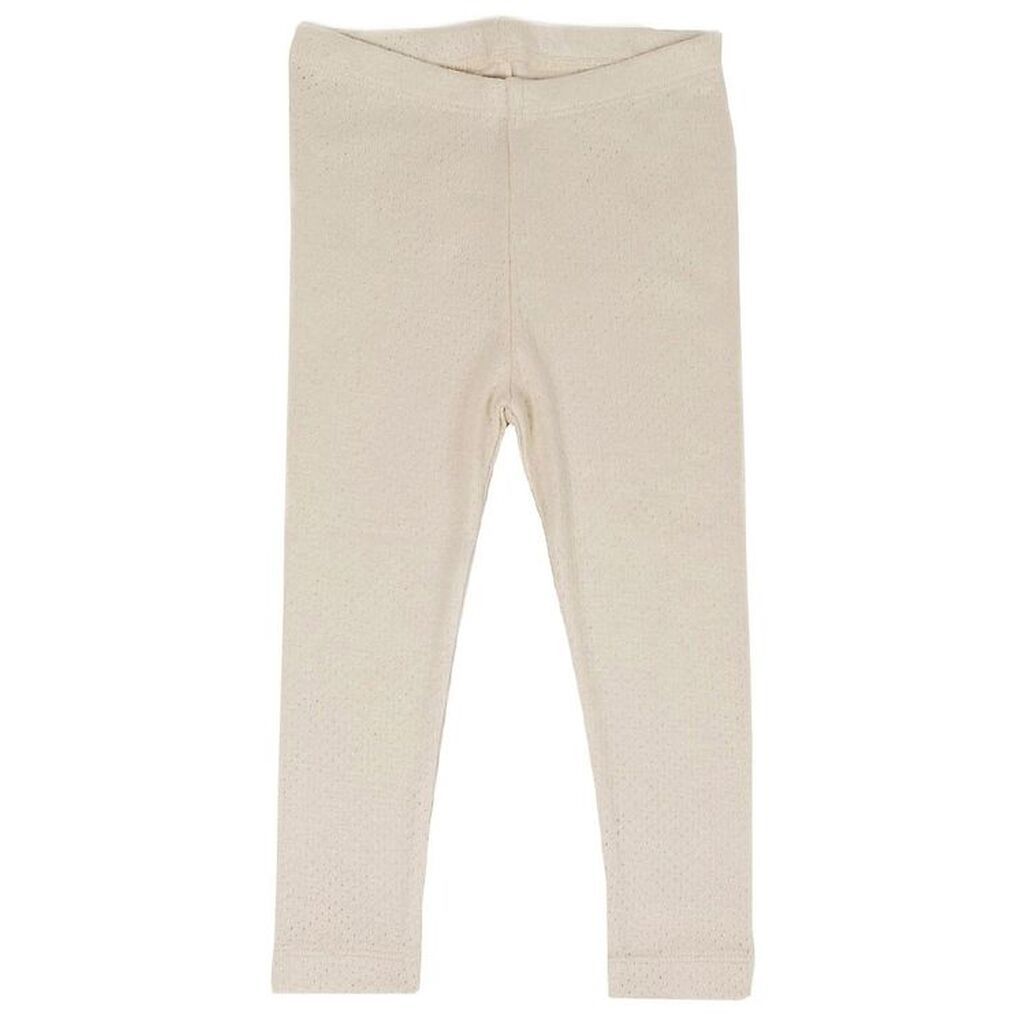 Pine Cone Leggings - Pointelle Dot - Natura