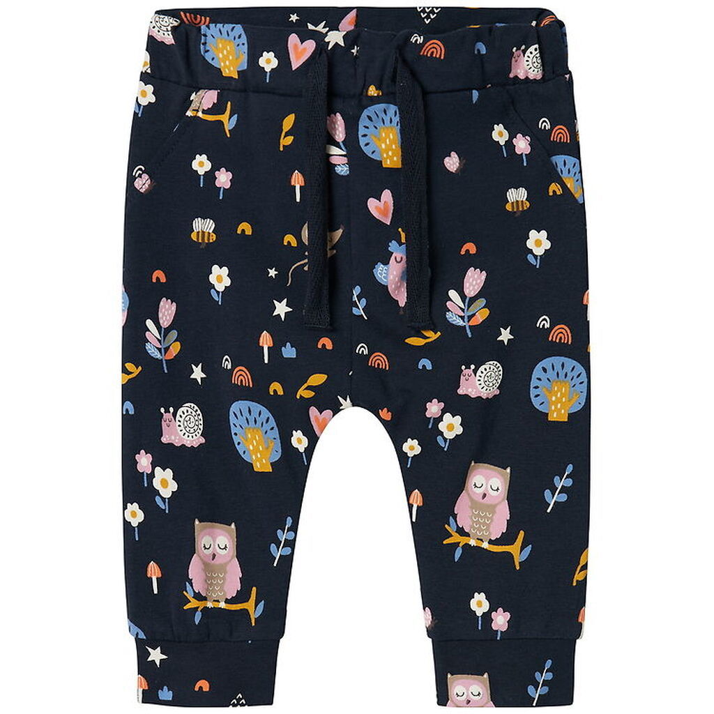 Name It Bukser - NbfVandora - Dark Sapphire/Birds