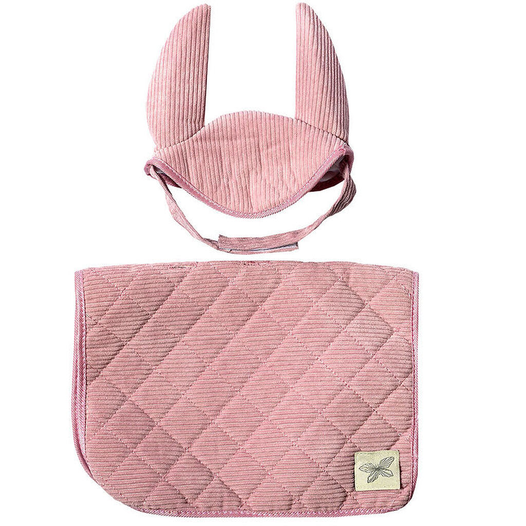 by ASTRUP Sadelunderlag Til Kæpheste - Fløjl - Rosa