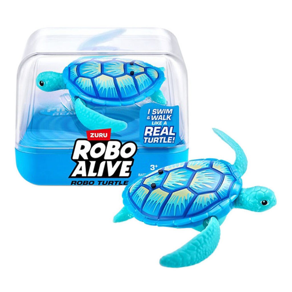 Robo Alive Badelegetøj - Robo Turtle - Blå