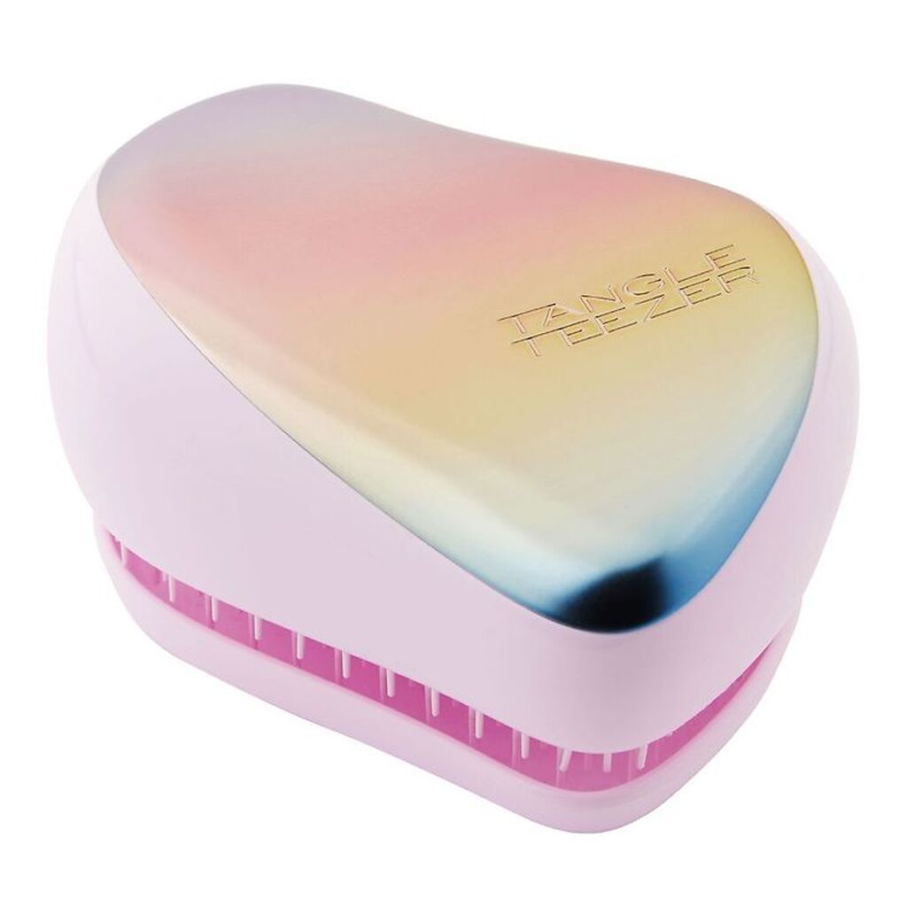 Tangle Teezer Hårbørste - Compact - Pearlescent Matte Chrome