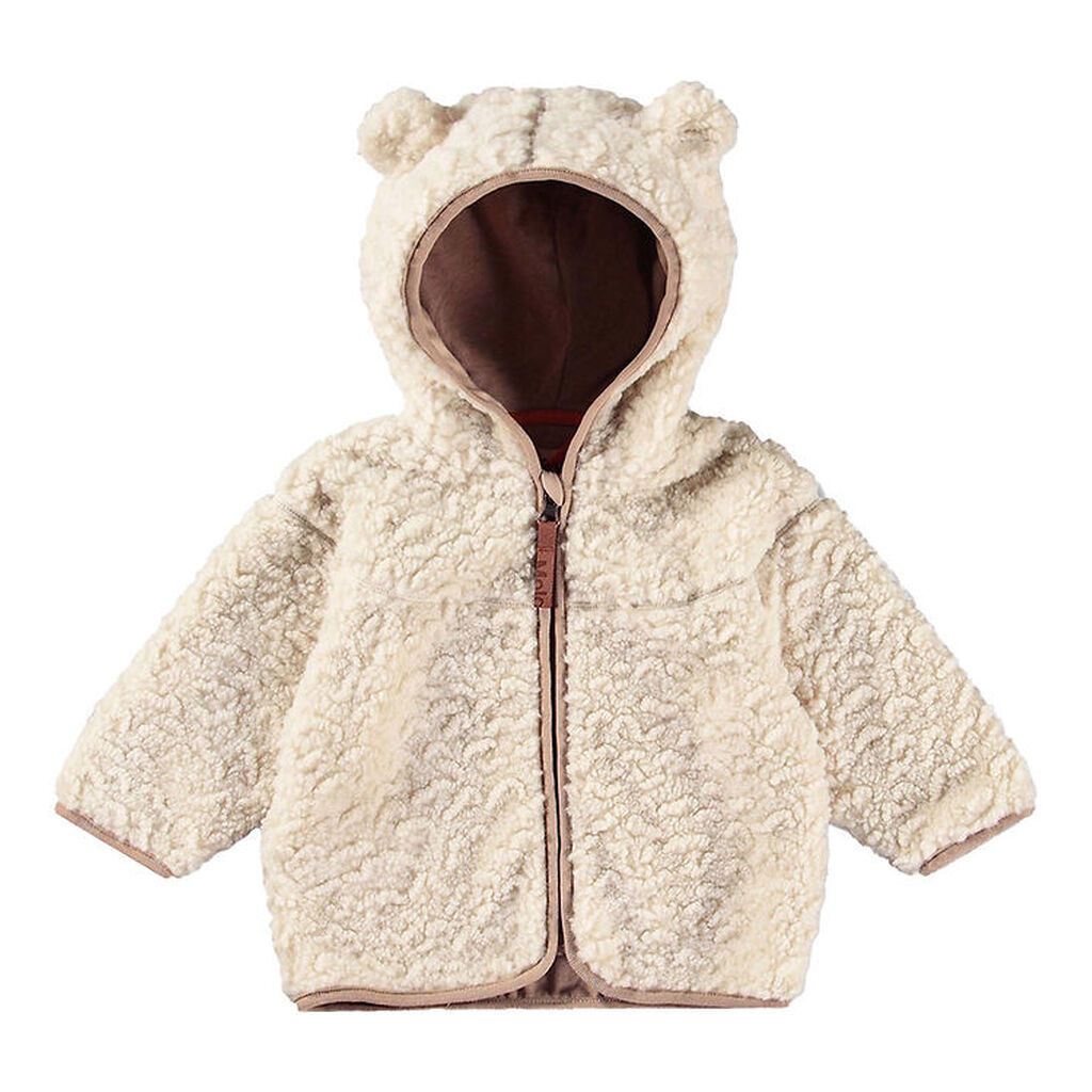 Molo Fleecejakke - Teddy - Ummi - White Noise