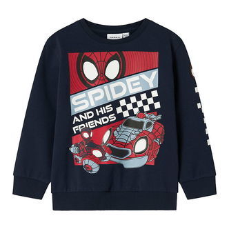 Name It Sweatshirt - NmmJo - Spidey - Navy Blazer