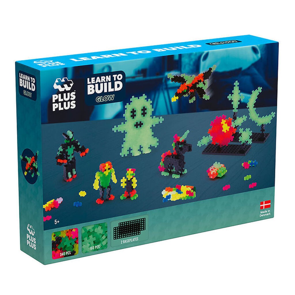 Plus-Plus Learn To Build - 500 stk. - Glow
