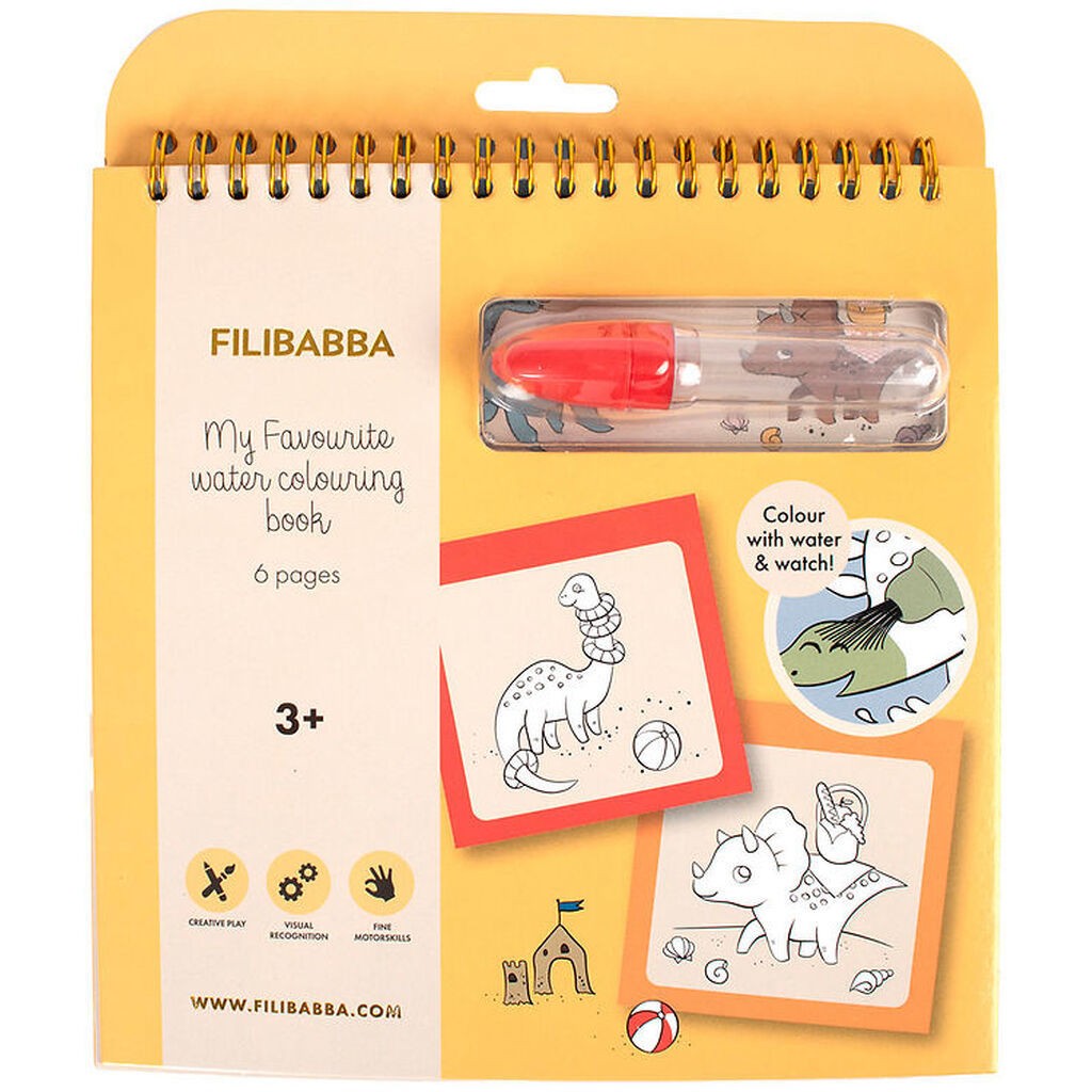 Filibabba Vandmalebog - Min Yndlings Vandmalebog - Dinos