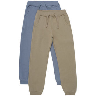 Minymo Sweatpants - 2-pak - Timber Wolf